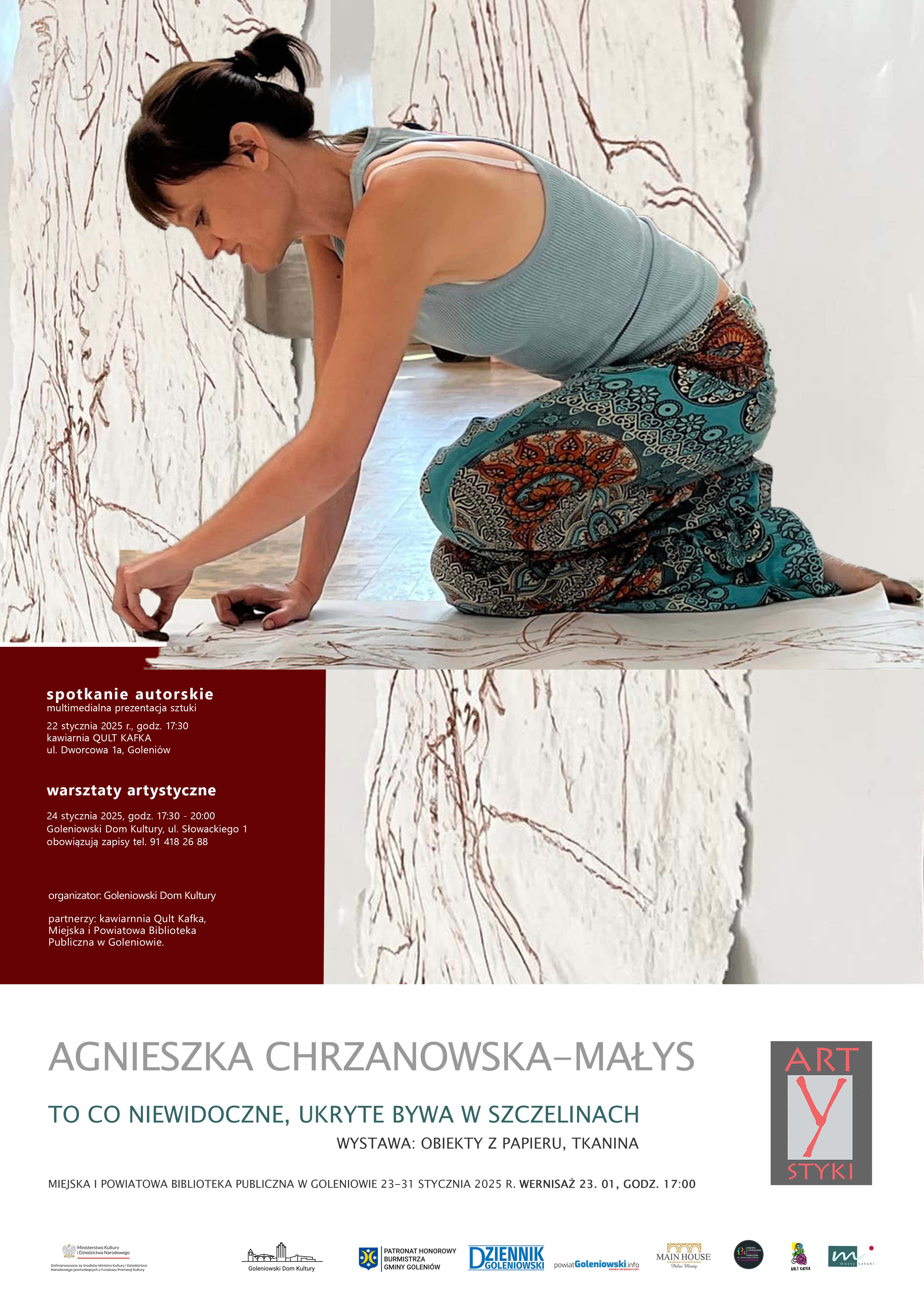 ARTYSTYKI plakat CHRZANOWSKA OK