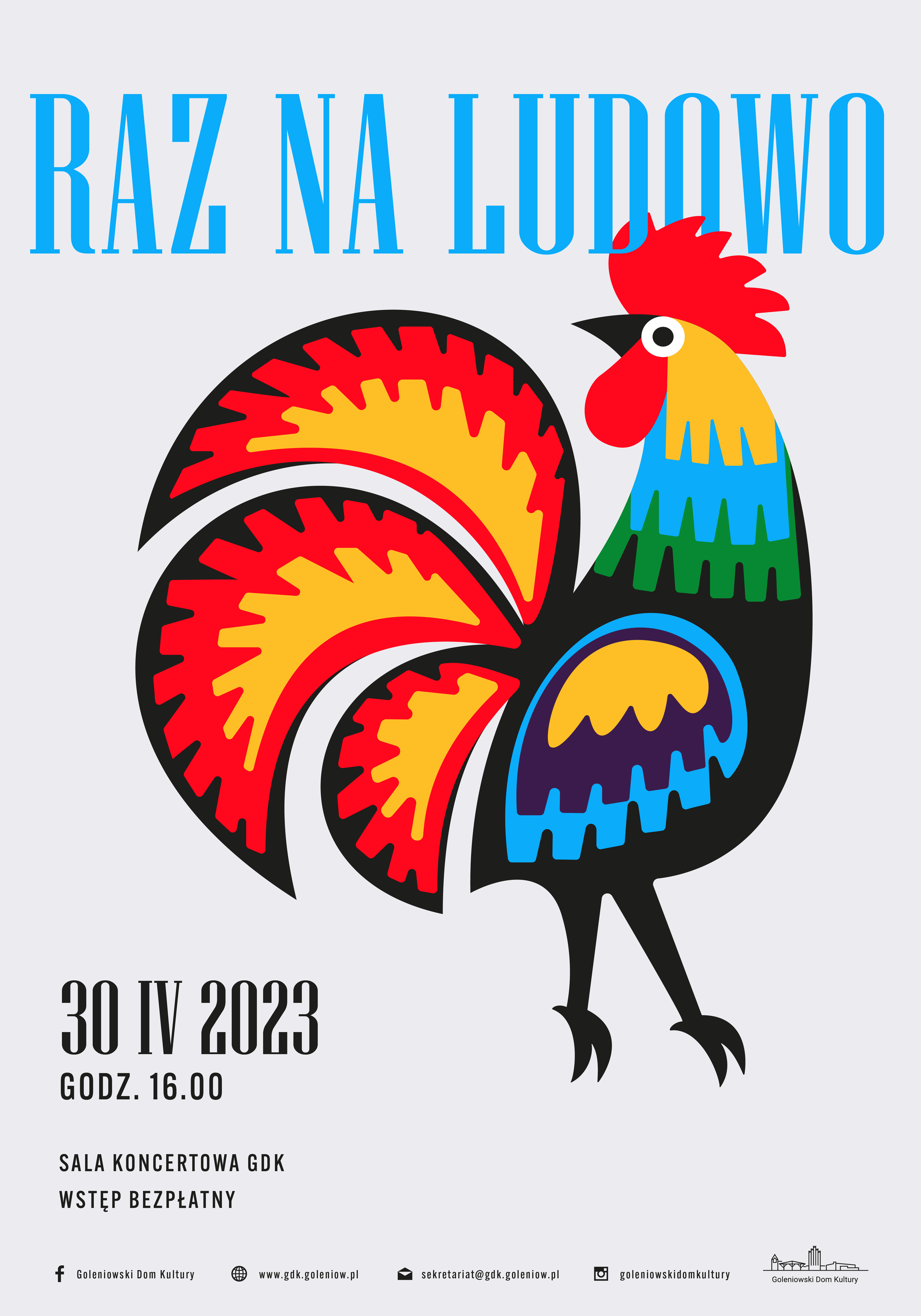 Raz na ludowo plakat