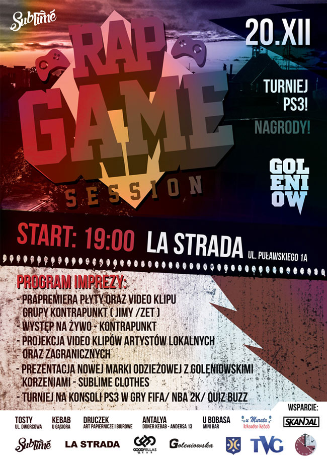 plakat rapgame logo