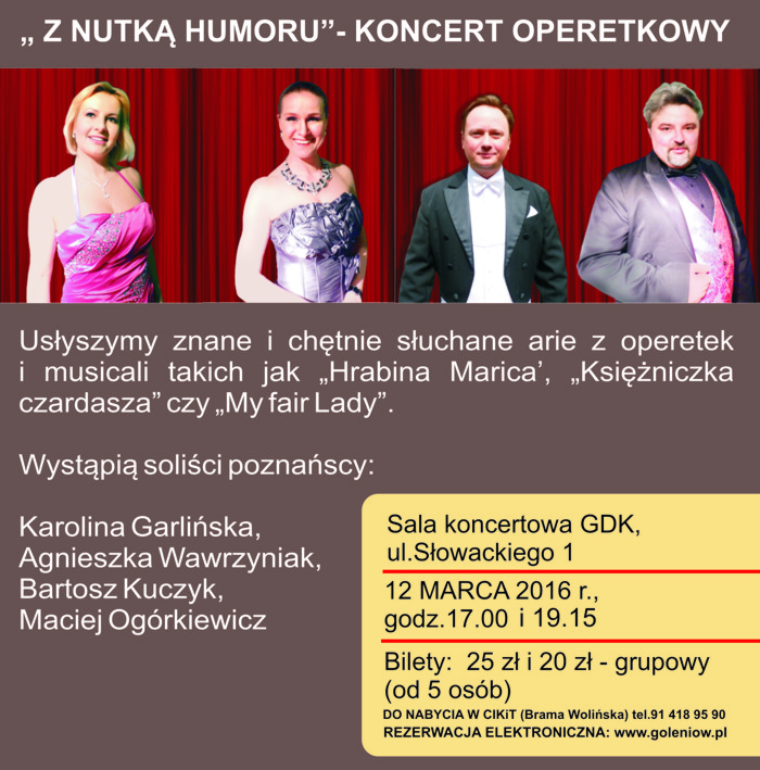 Plakat Operetka internet