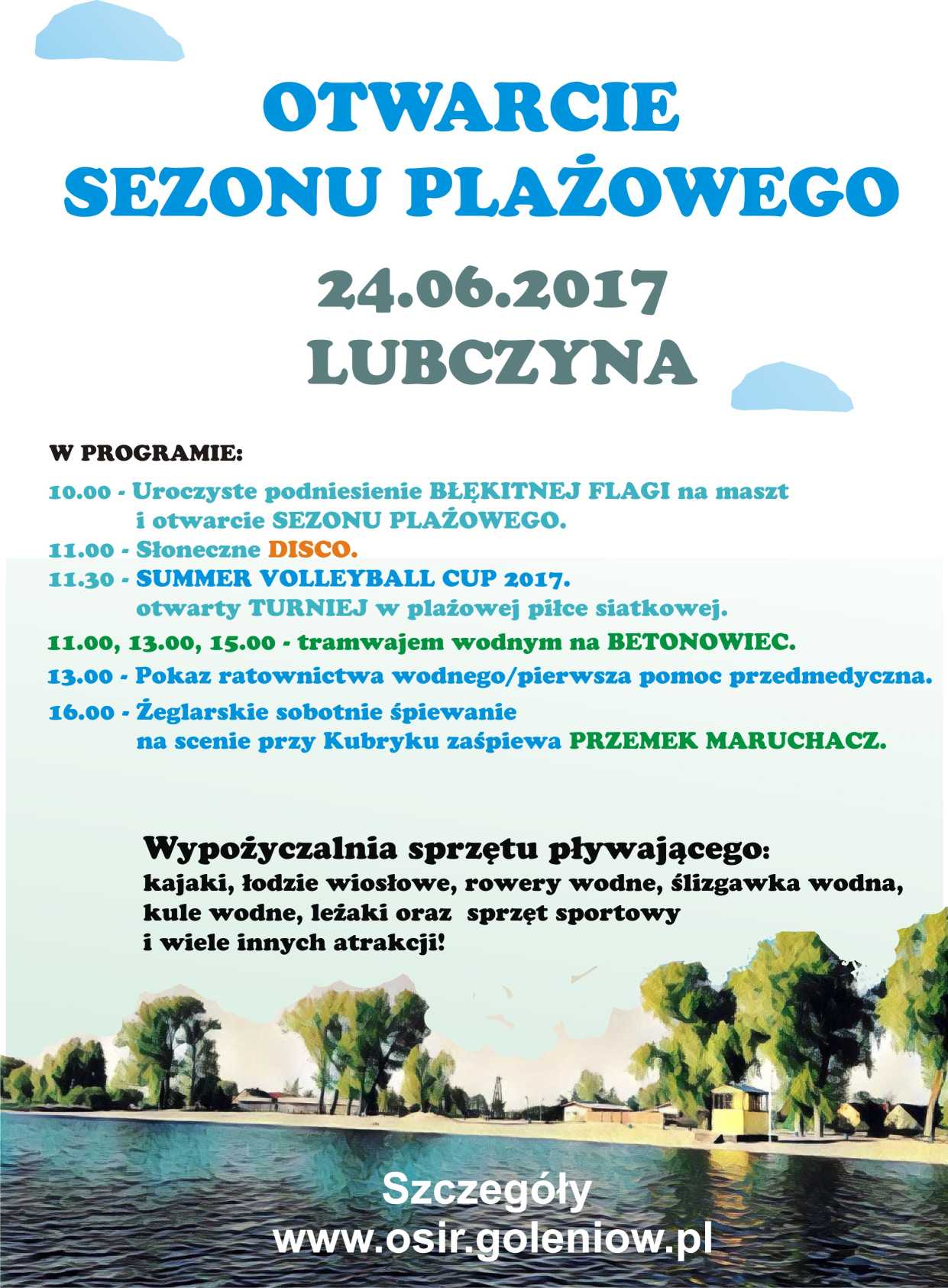 PLAKAT LUBCZYNA OTWARCIE SEZONU 2017